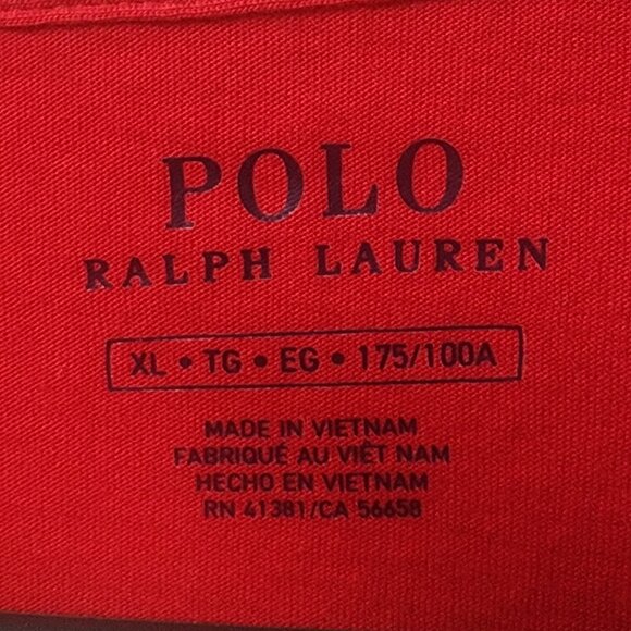 Polo Ralph Lauren XL red 100 cotton tshirt dress NWOT athletic casualwear - Picture 4 of 9